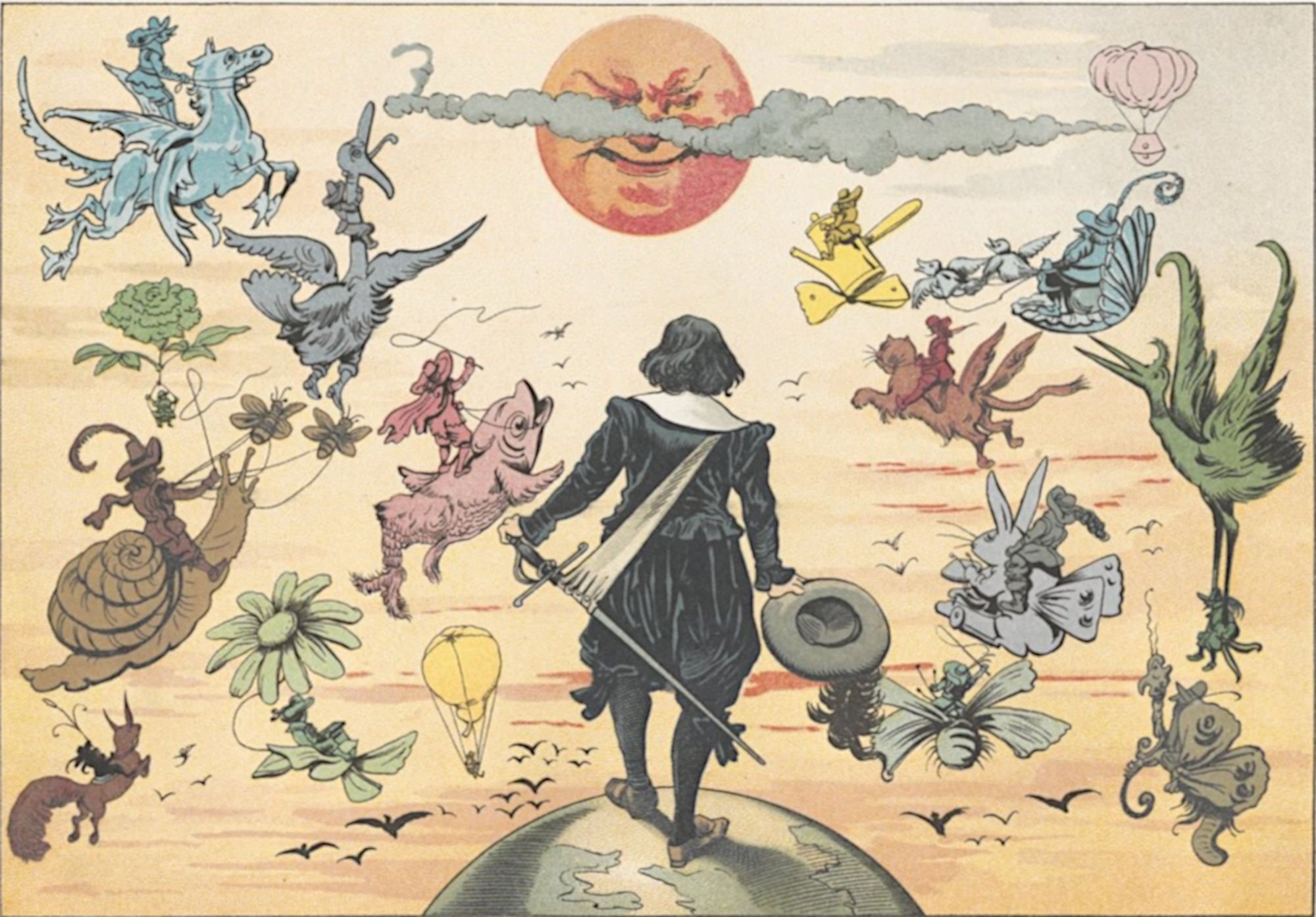 Voyage dans la lune par Henriot